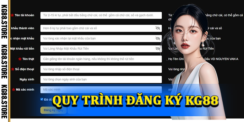 Quy trình đăng ký KG88 đơn giản và nhanh chóng